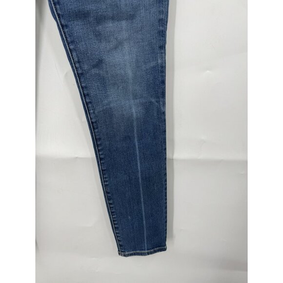 Veronica Beard Size 26 Debbie High Rise Skinny Jeans Button Fly Blue Preppy - Picture 10 of 11
